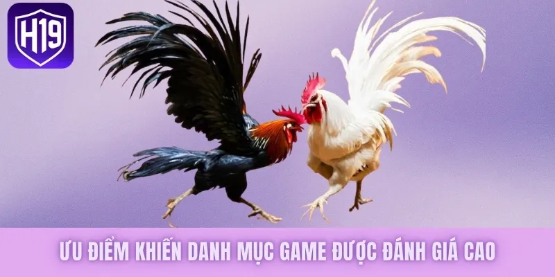 Ưu điểm khiến danh mục game được đánh giá cao